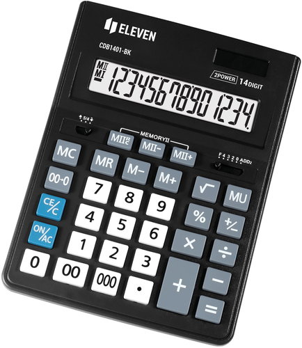 ELEVEN CDB1401-BK Black - Calculator - Main image