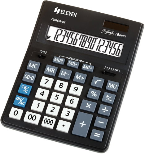 ELEVEN CDB1601-BK Black - Calculator - Main image