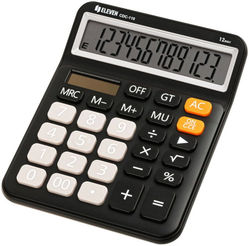 ELEVEN CDC-110-BK Black - Calculator - Main image