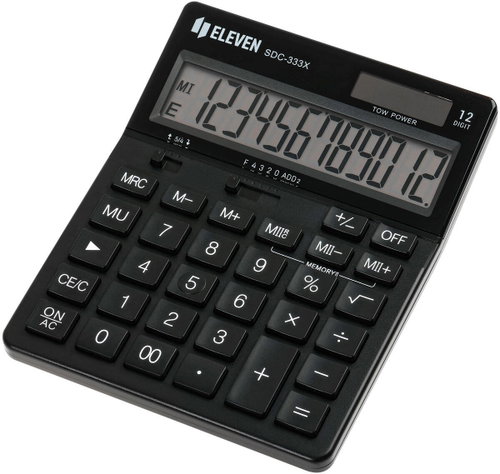 ELEVEN SDC-333X-BK Black - Calculator - Main image