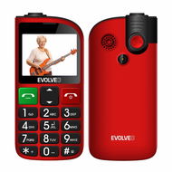 EVOLVEO EasyPhone FL - piros + töltőállomás - Mobiltelefon