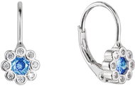 EVOLUTION GROUP 11476.3 aqua zircon ag náušnice (AG 925 / 1000; 1 g) - Náušnice