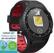 EVOLVEO SportWatch M1S Black Red, SIM - Smart Watch