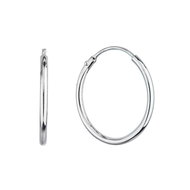 EVOLUTION GROUP 61002 AG earrings circles (AG 925/1000; 1 g) - Earrings