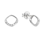 EVOLUTION GROUP 11424.1 crystal zircon ag earrings (AG 925/1000; 0,5 g) - Earrings