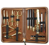 KELLERMANN manicure and pedicure set 9205 P G brown - Manicure Set