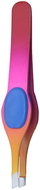 GLOBOS Colored oblique tweezers No.990878 orange-red - Tweezer