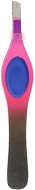 GLOBOS Barevná šikmá pinzeta s širokým úchytem č.990878 růžovo-modrá - Pinzeta