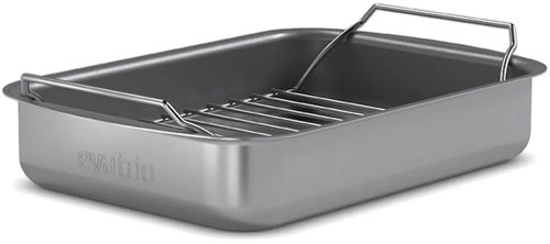 Eva Solo Professional Roasting Pan 26 × 19 cm, with Rack, Grey, Aluminium - Roasting Pan - Main image