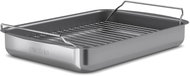 Eva Solo Professional Roasting Pan 35 × 25 cm, with Rack, Grey, Aluminium - Roasting Pan
