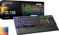 EVGA Z15 RGB Kailh Speed Silver - Gaming Keyboard
