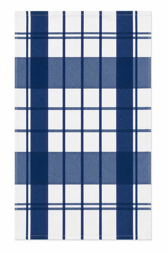 Ewantex Egyptian cotton kitchen towel 50 × 70 cm, Cube dark blue - Kitchen Towel - Main image