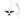 Women's dove necklace black