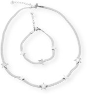 Ewena Dámsky náhrdelník s náramkom z chirurgickej ocele KM6427 - Darčeková sada šperkov