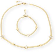Ewena Dámsky náhrdelník s náramkom z chirurgickej ocele KM6425 - Darčeková sada šperkov