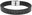 Black leather bracelet with the name Wenceslas