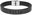 Black leather bracelet with the name Filip