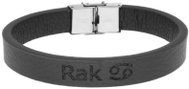 Ewena Black leather bracelet with Cancer sign - Bracelet