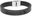 Black leather bracelet with Capricorn sign