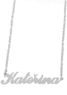 Ewena Steel chain with Catherine's name silver - Chain Necklace