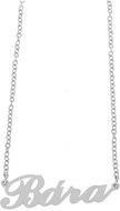 Ewena Řetízek z oceli se jménem Bára stříbrný - Řetízek