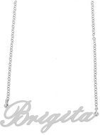 Ewena Steel necklace with the name Brigita silver - Chain Necklace