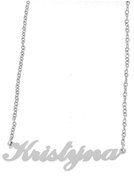 Ewena Steel chain with the name Christine silver - Chain Necklace