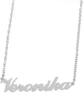 Ewena Steel necklace with the name Veronika silver - Chain Necklace