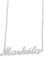 Ewena Steel chain with the name Margaret silver - Chain Necklace