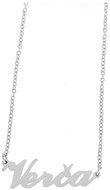 Ewena Steel chain with Verča name silver - Chain Necklace