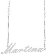 Ewena Steel chain with Martina's name silver MT54 - Chain Necklace