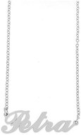 Ewena Steel chain with Petra's name silver - Chain Necklace