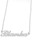 Ewena Steel chain with Blanka's name silver - Chain Necklace