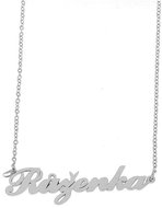 Ewena Steel necklace with the name of Rosie silver - Chain Necklace