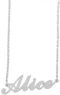 Ewena Steel chain with Alice's name silver - Chain Necklace