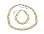 Ewena KM1320 Dámský plochý náhrdelník s náramkem - Jewellery Gift Set