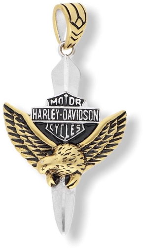 Ewena Pendant Harley Davidson in surgical steel, JFF286 - Charm - Main image