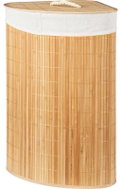 Excellent KO-KR9000020 bambus rohový 35 × 35 × 60 cm, hnědá/bílá - Laundry Basket