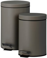 Excellent KO-C88000080 2× Pedal Bin 12L and 3L Brown - Rubbish Bin