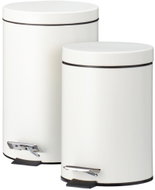 Excellent KO-C88000070 2× Pedal Bin Set 12 and 3L Cream - Rubbish Bin