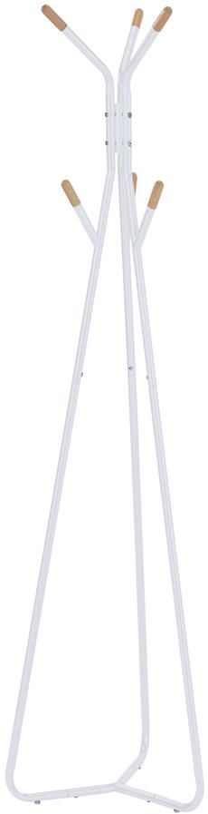 EXCELLIANCE álló fogas, fém, fehér, 170cm
