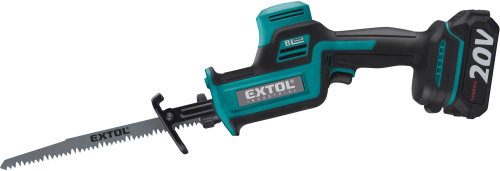 EXTOL INDUSTRIAL 20V SHARE, BRUSHLESS 8791828, 1 × 2Ah - Reciprocating Saw - Main image