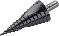 EXTOL INDUSTRIAL Step drill with chip breaker, 4-39mm/in 3mm increments, HSS-Co 8701195 - Drill Bit
