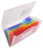 EXACOMPTA Crystal 26x14cm - 7 pockets - Document Folder
