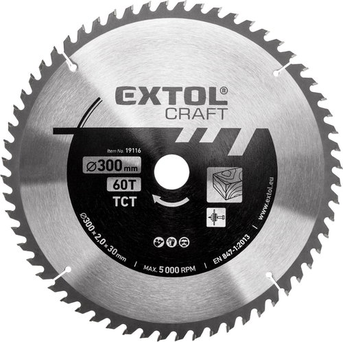 EXTOL CRAFT 19116 - Circular Saw Blade - Main image