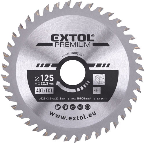 EXTOL PREMIUM 8803207 - Circular Saw Blade - Main image