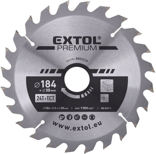 EXTOL PREMIUM 8803220 - Circular Saw Blade - Main image