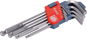 Hex Key Set EXTOL PREMIUM L-keys IMBUS, Set of 9 pcs, 1,5-10mm, with Ball - Sada imbusů