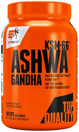 Extrifit Ashwagandha KSM-66® 90 cps - Dietary Supplement - Main image