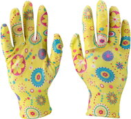 EXTOL PREMIUM Garden gloves polyester, semi-wetted in nitrile, size 8" - Work Gloves